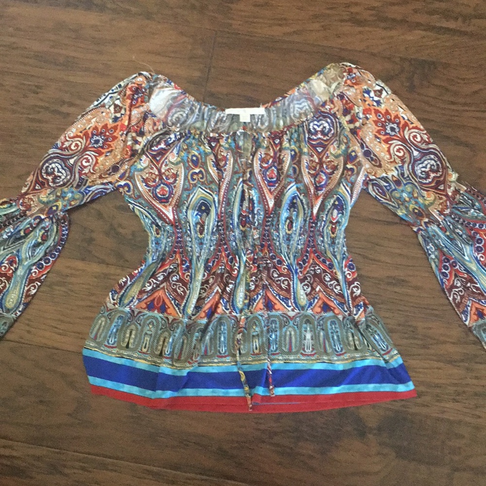 Boston Proper peasant top